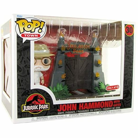 Funko Pop! Town: Jurassic Park - John Hammond with Gates #30 - Picture 5 of 5